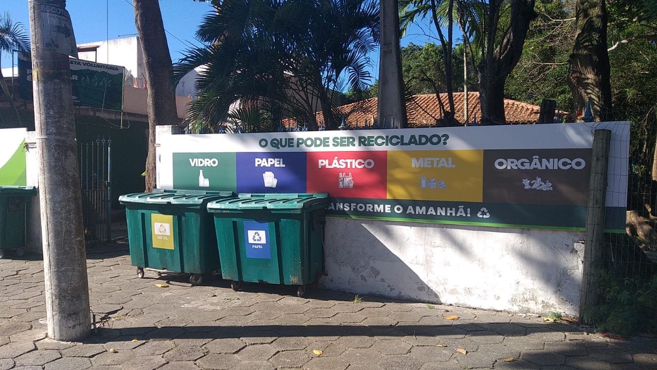 PEV da Comsercaf recebe mais de 618 quilos de materiais recicláveis em junho